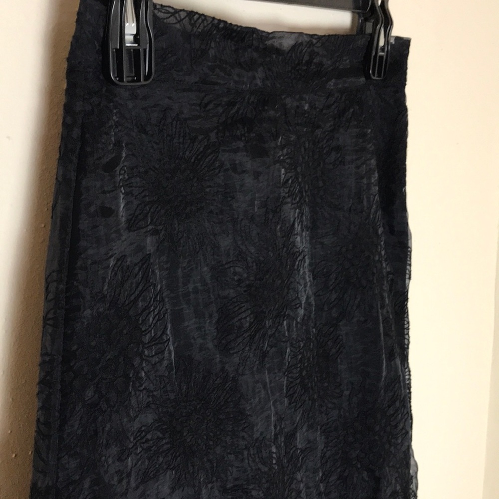 H&M x Sandra Mansour Black Lace Maxi Skirt NWT - Picture 6 of 9